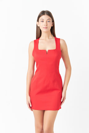 ENDLESS ROSE - Structured Mini Dress - DRESSES available at Objectrare