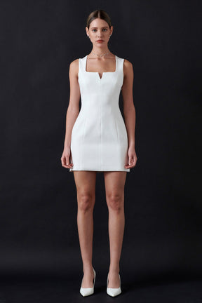 ENDLESS ROSE - Structured Mini Dress - DRESSES available at Objectrare