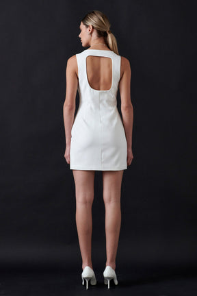 ENDLESS ROSE - Structured Mini Dress - DRESSES available at Objectrare