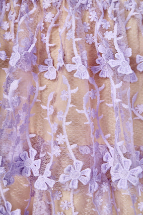 ENDLESS ROSE - Crochet Layered Midi Dress - DRESSES available at Objectrare