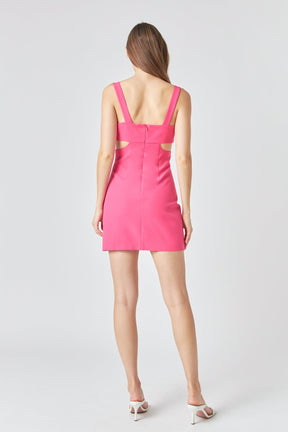 ENDLESS ROSE - Endless Rose - Cutout Mini Dress - DRESSES available at Objectrare