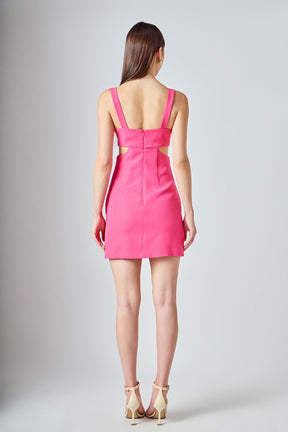 ENDLESS ROSE - Cutout Mini Dress - DRESSES available at Objectrare