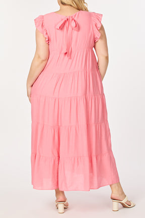 Plus Size Tiered Maxi Dress