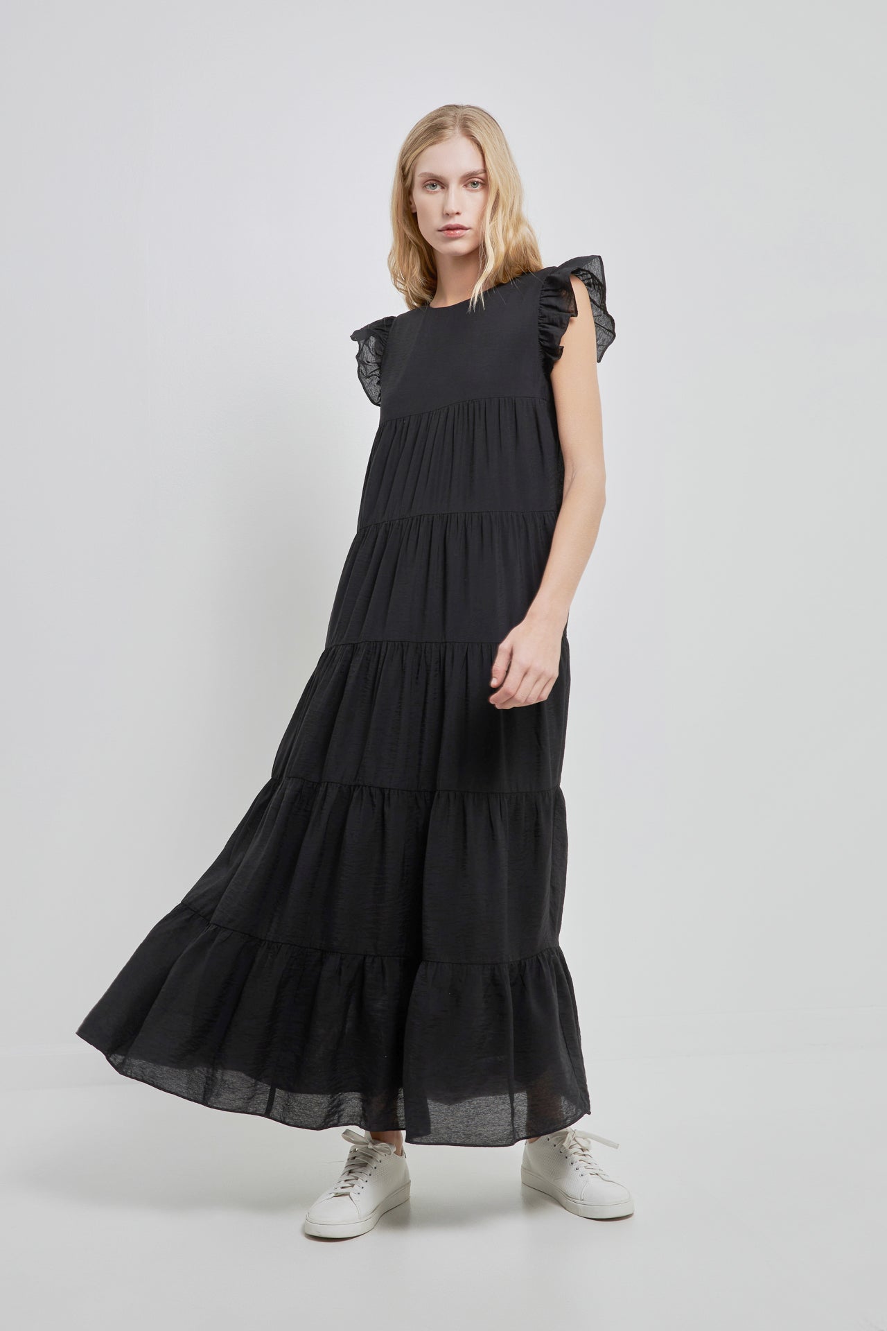 English Factory - Tiered Maxi Dress