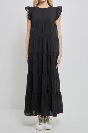 ENGLISH FACTORY - English Factory - Tiered Maxi Dress - DRESSES available at Objectrare