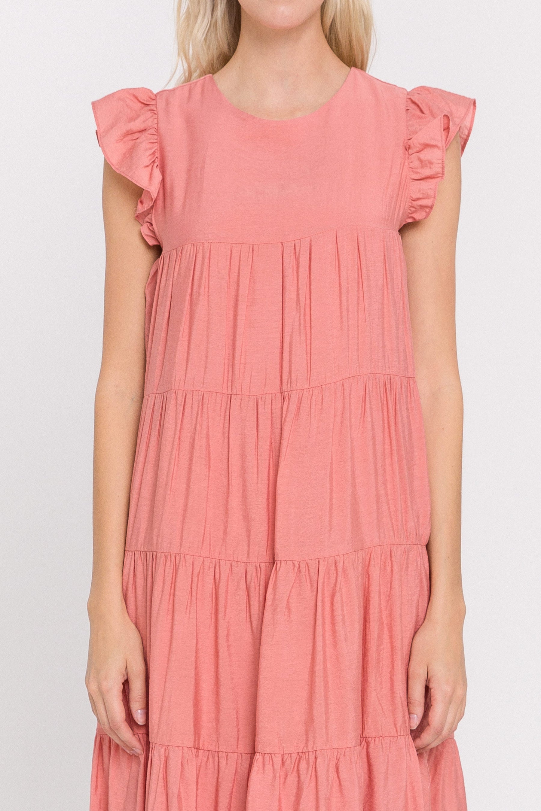 LA'VEN - Ruffle Tiered Maxi Dress - DRESSES available at Objectrare
