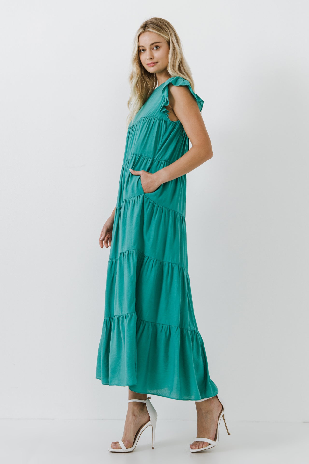 English Factory - Tiered Maxi Dress