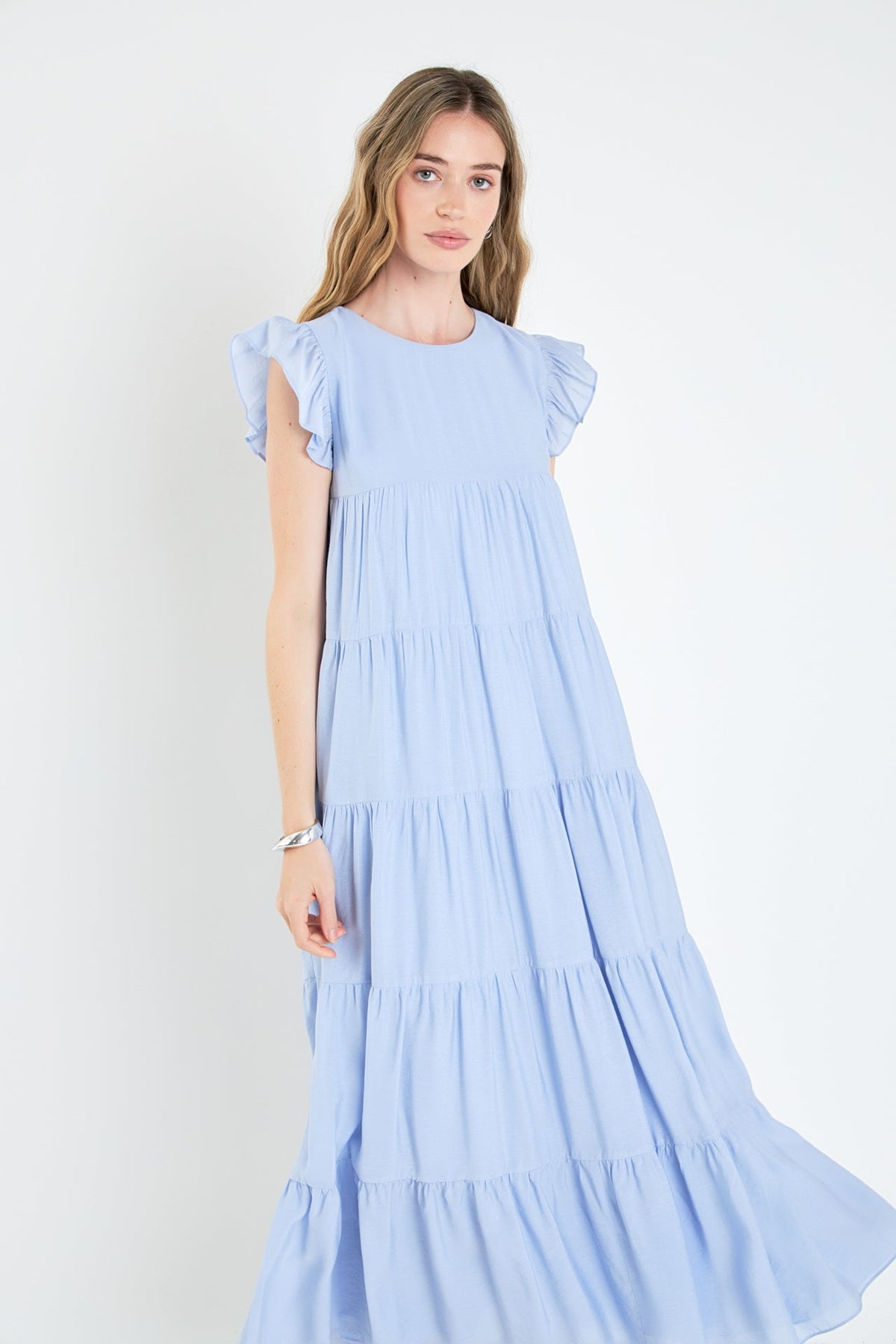 ENGLISH FACTORY - Tiered Maxi Dress - DRESSES available at Objectrare