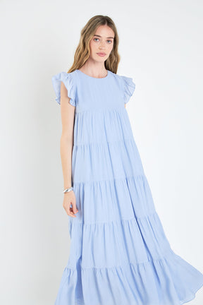 ENGLISH FACTORY - English Factory - Tiered Maxi Dress - DRESSES available at Objectrare