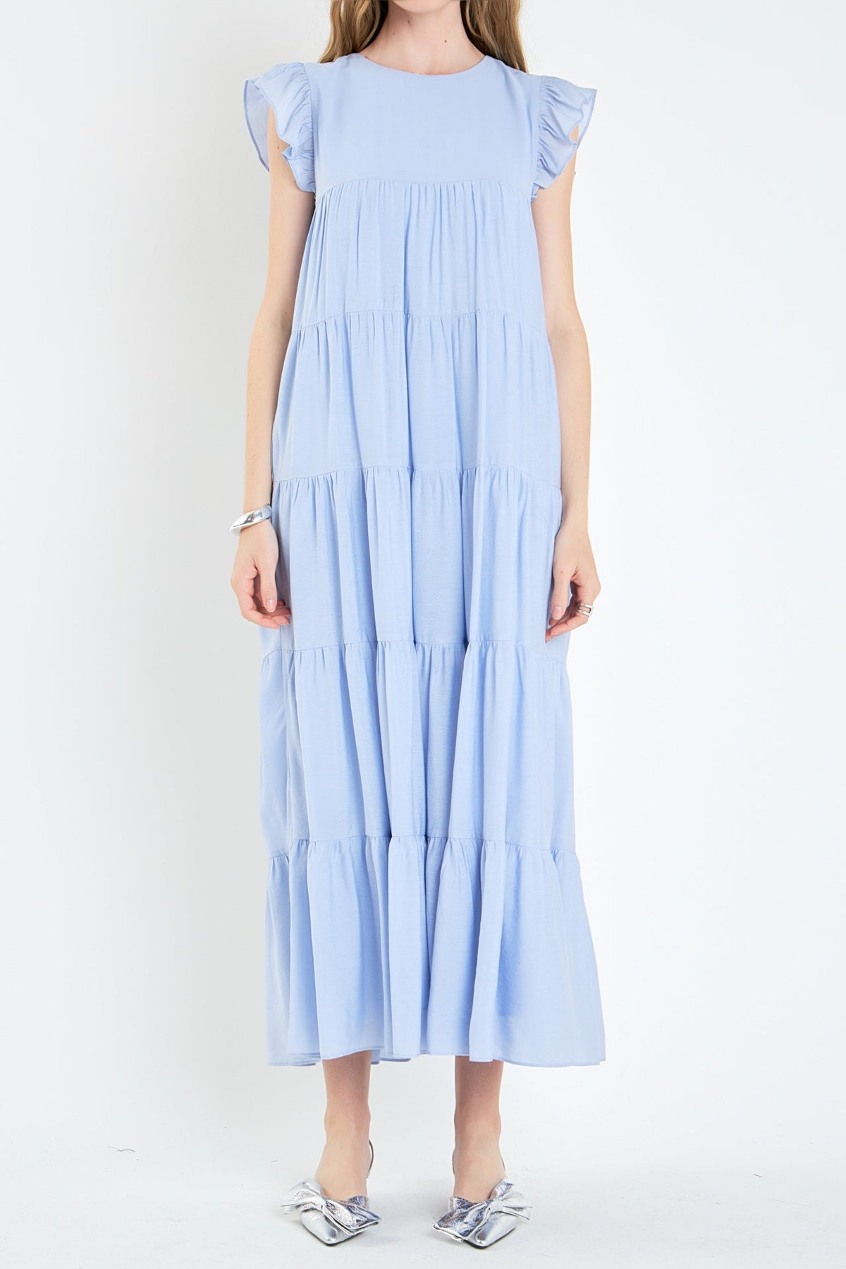 ENGLISH FACTORY - Tiered Maxi Dress - DRESSES available at Objectrare