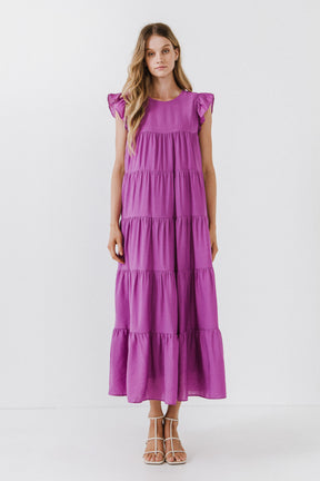 English Factory - Tiered Maxi Dress