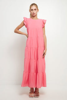 ENGLISH FACTORY - English Factory - Tiered Maxi Dress - DRESSES available at Objectrare