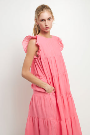 ENGLISH FACTORY - English Factory - Tiered Maxi Dress - DRESSES available at Objectrare