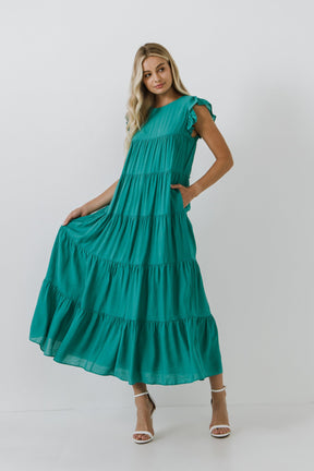 English Factory - Tiered Maxi Dress