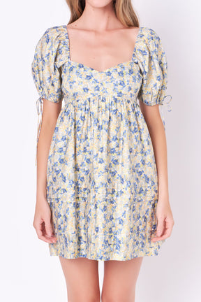 ENGLISH FACTORY - Floral Babydoll Dress - DRESSES available at Objectrare