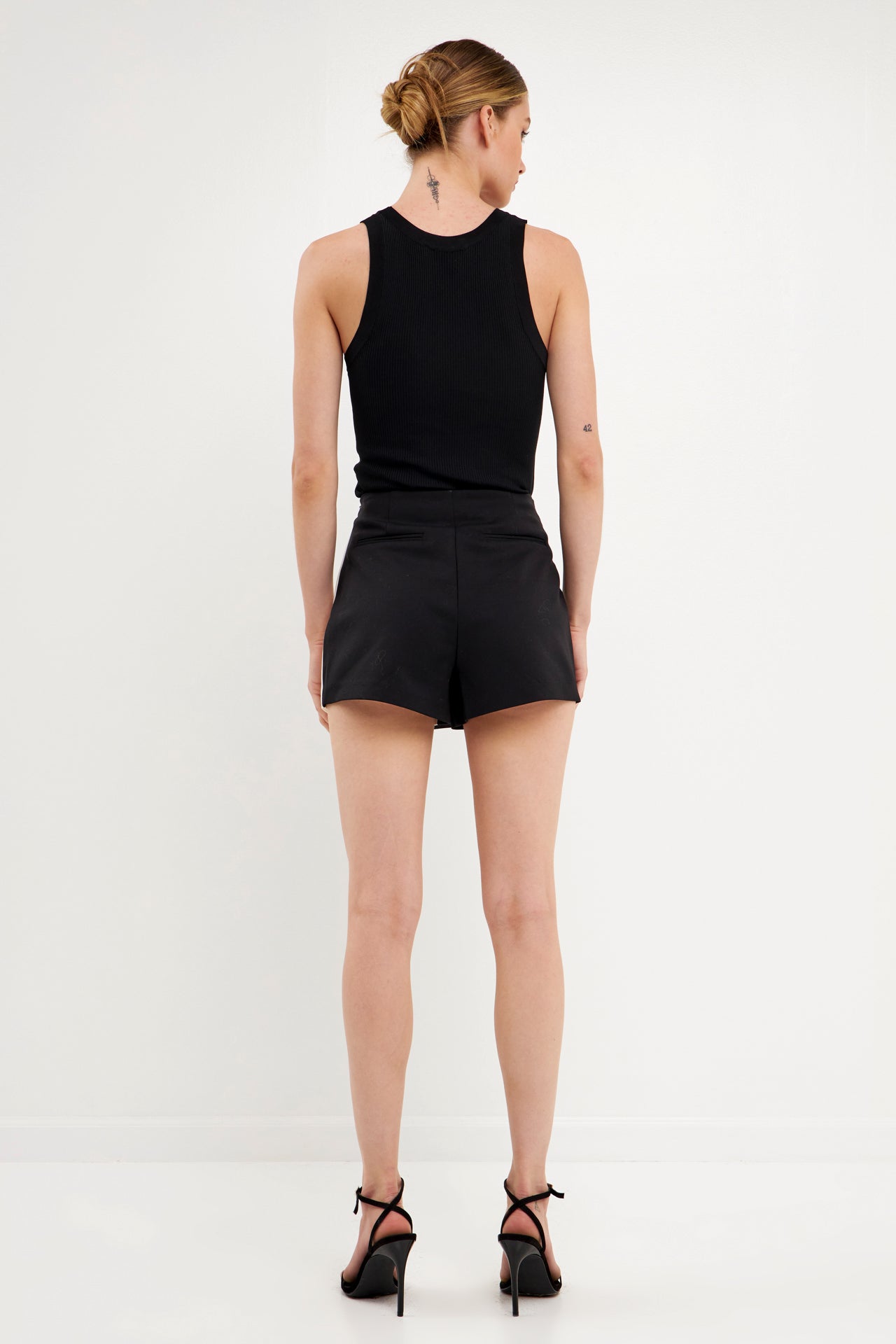 ENGLISH FACTORY - Colorblock High-Rise Skort - SKORTS available at Objectrare
