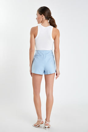 ENGLISH FACTORY - Colorblock Skort - SKORTS available at Objectrare