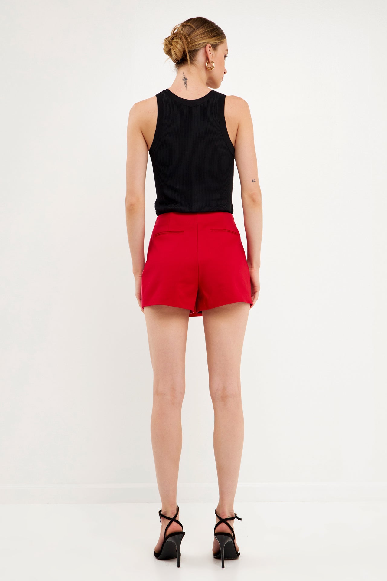 ENGLISH FACTORY - Colorblock High-Rise Skort - SKORTS available at Objectrare