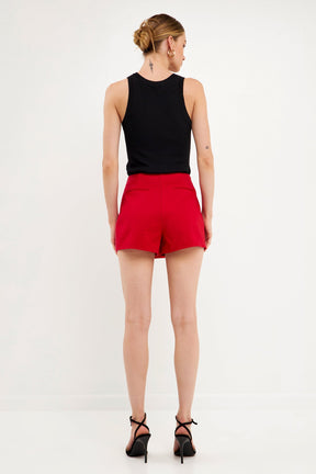 ENGLISH FACTORY - Colorblock High-Rise Skort - SKORTS available at Objectrare