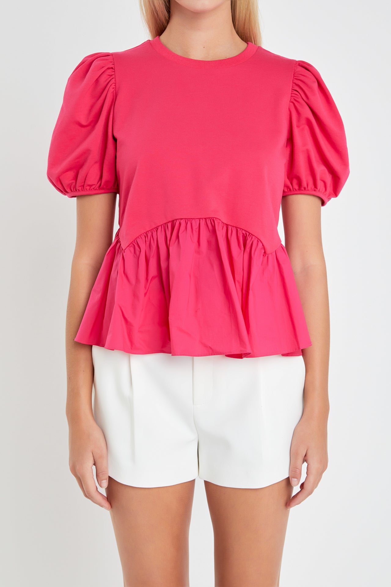 ENGLISH FACTORY - Mixed Media Top - TOPS available at Objectrare