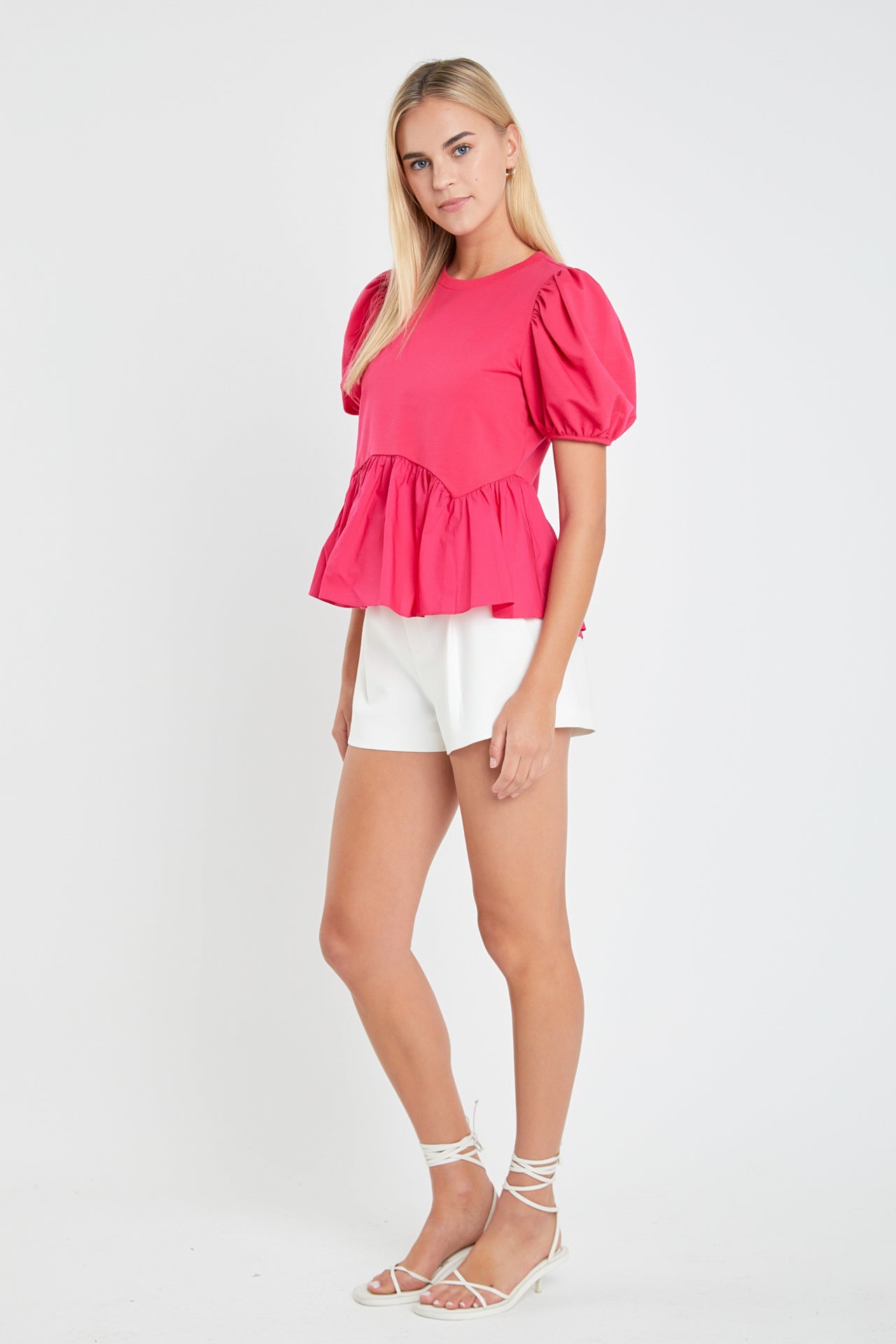 ENGLISH FACTORY - Mixed Media Top - TOPS available at Objectrare