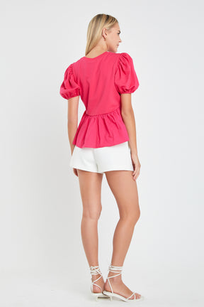 ENGLISH FACTORY - Mixed Media Top - TOPS available at Objectrare