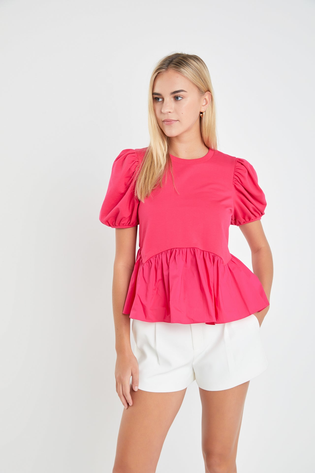 ENGLISH FACTORY - Mixed Media Top - TOPS available at Objectrare