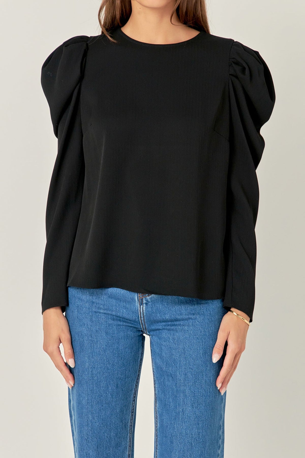 ENGLISH FACTORY - Puff Long Sleeve Top - TOPS available at Objectrare