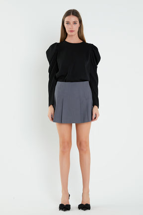 ENGLISH FACTORY - Puff Long Sleeve Top - TOPS available at Objectrare