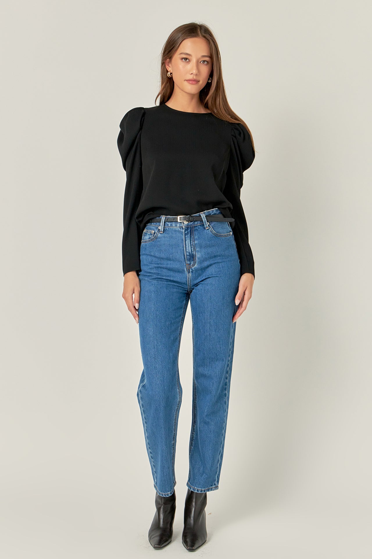 ENGLISH FACTORY - Puff Long Sleeve Top - TOPS available at Objectrare