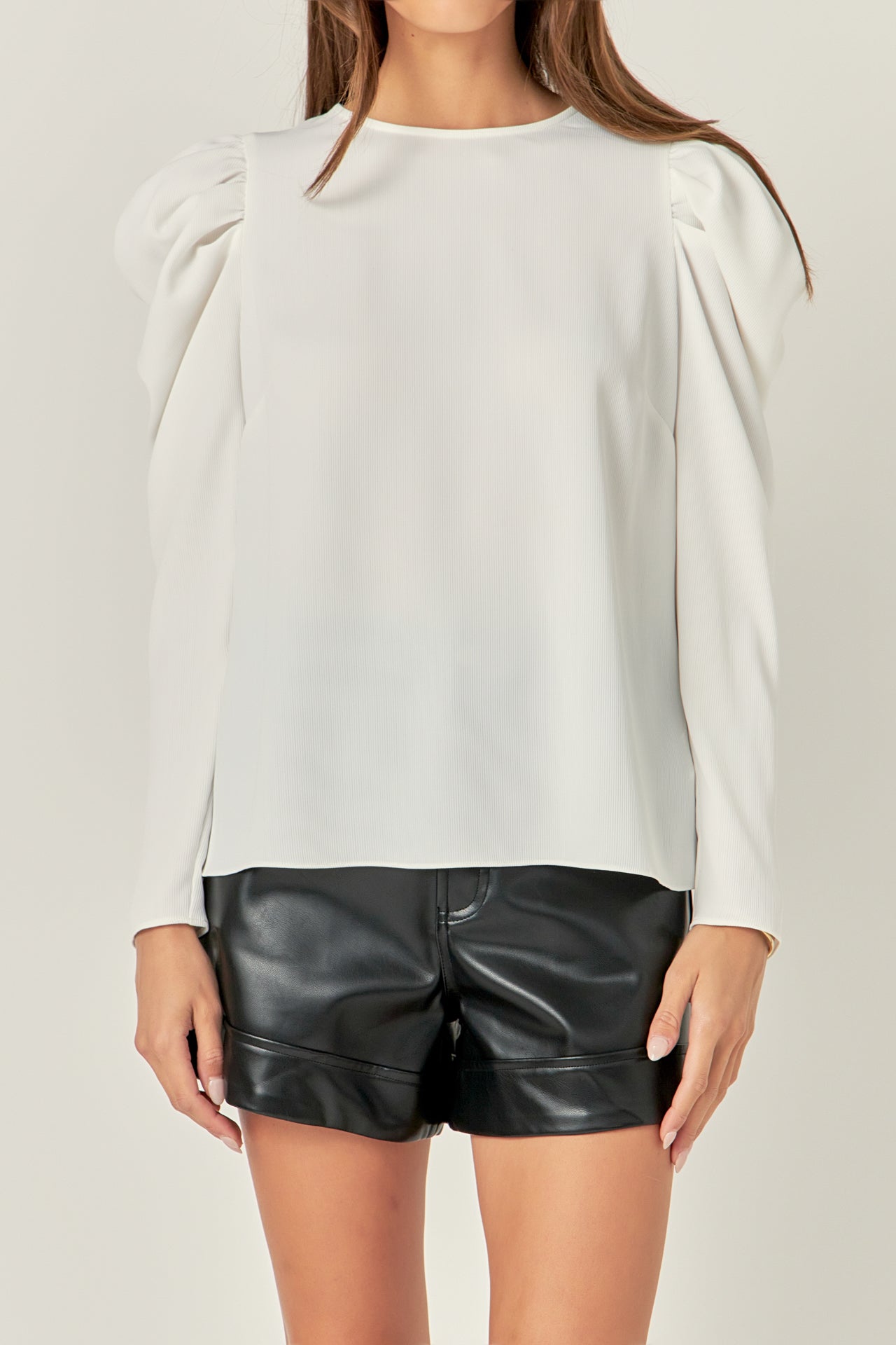 ENGLISH FACTORY - Puff Long Sleeve Top - TOPS available at Objectrare