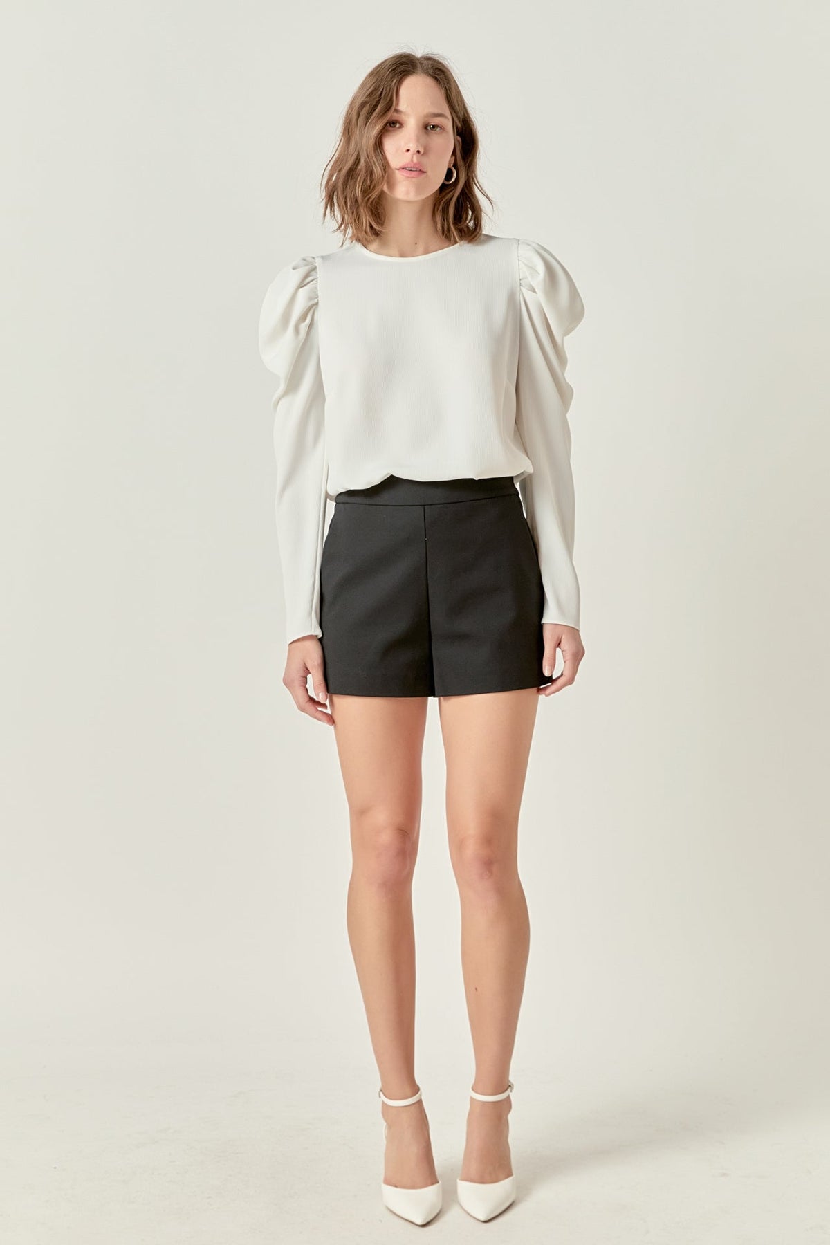 ENGLISH FACTORY - Puff Long Sleeve Top - TOPS available at Objectrare