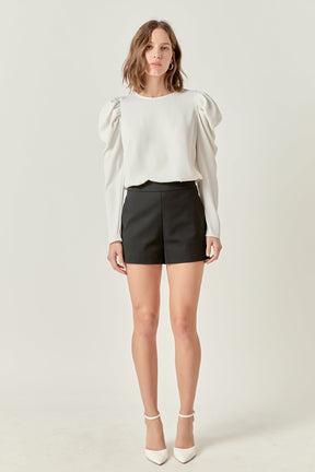 ENGLISH FACTORY - Puff Long Sleeve Top - TOPS available at Objectrare