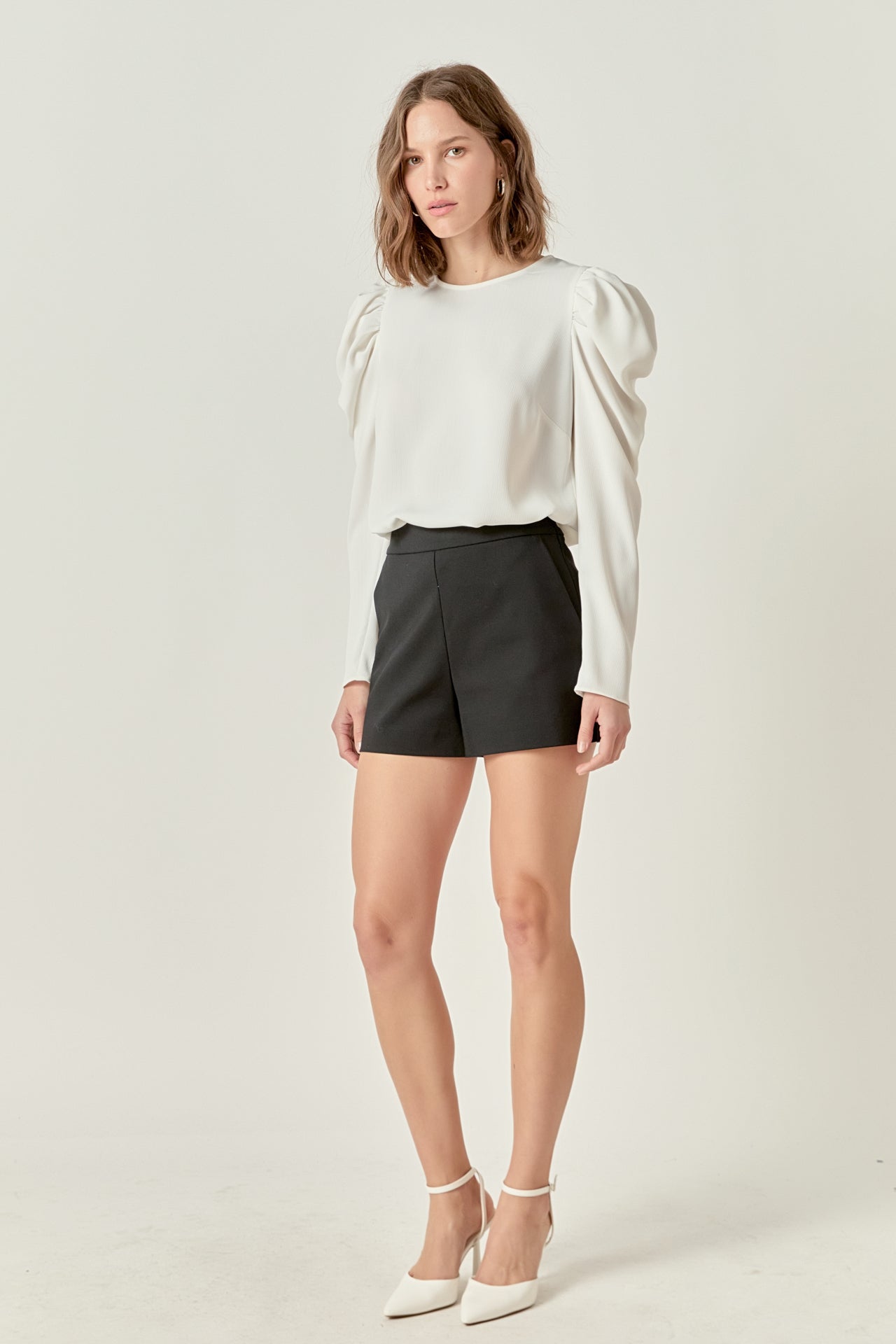 ENGLISH FACTORY - Puff Long Sleeve Top - TOPS available at Objectrare