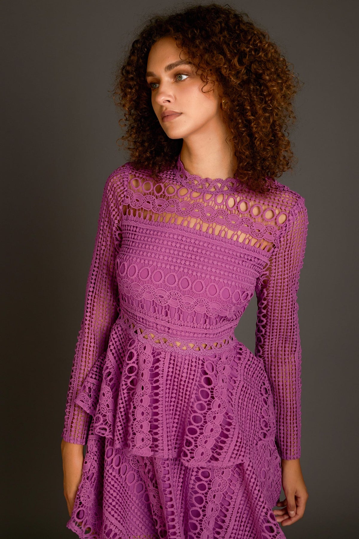 ENDLESS ROSE - Endless Rose - Crochet Lace Mini Dress - DRESSES available at Objectrare