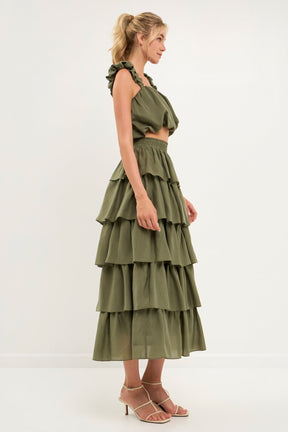 ENDLESS ROSE - Kang Kang Midi Skirt - SKIRTS available at Objectrare