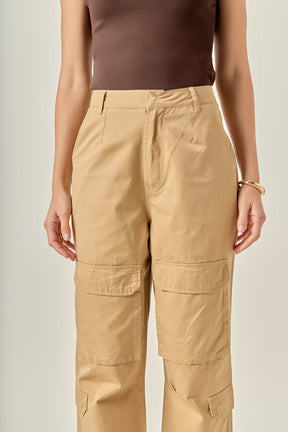 ENGLISH FACTORY - Wide Leg Cargo Pants - PANTS available at Objectrare