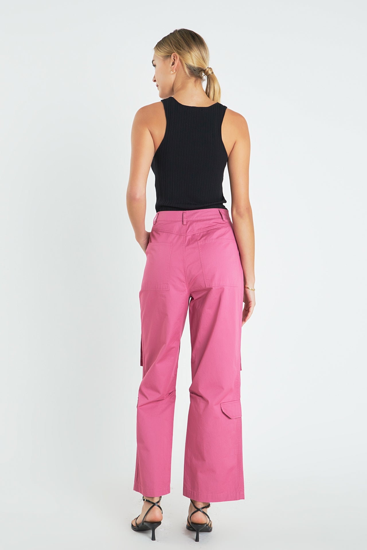 ENGLISH FACTORY - Wide Leg Cargo Pants - PANTS available at Objectrare