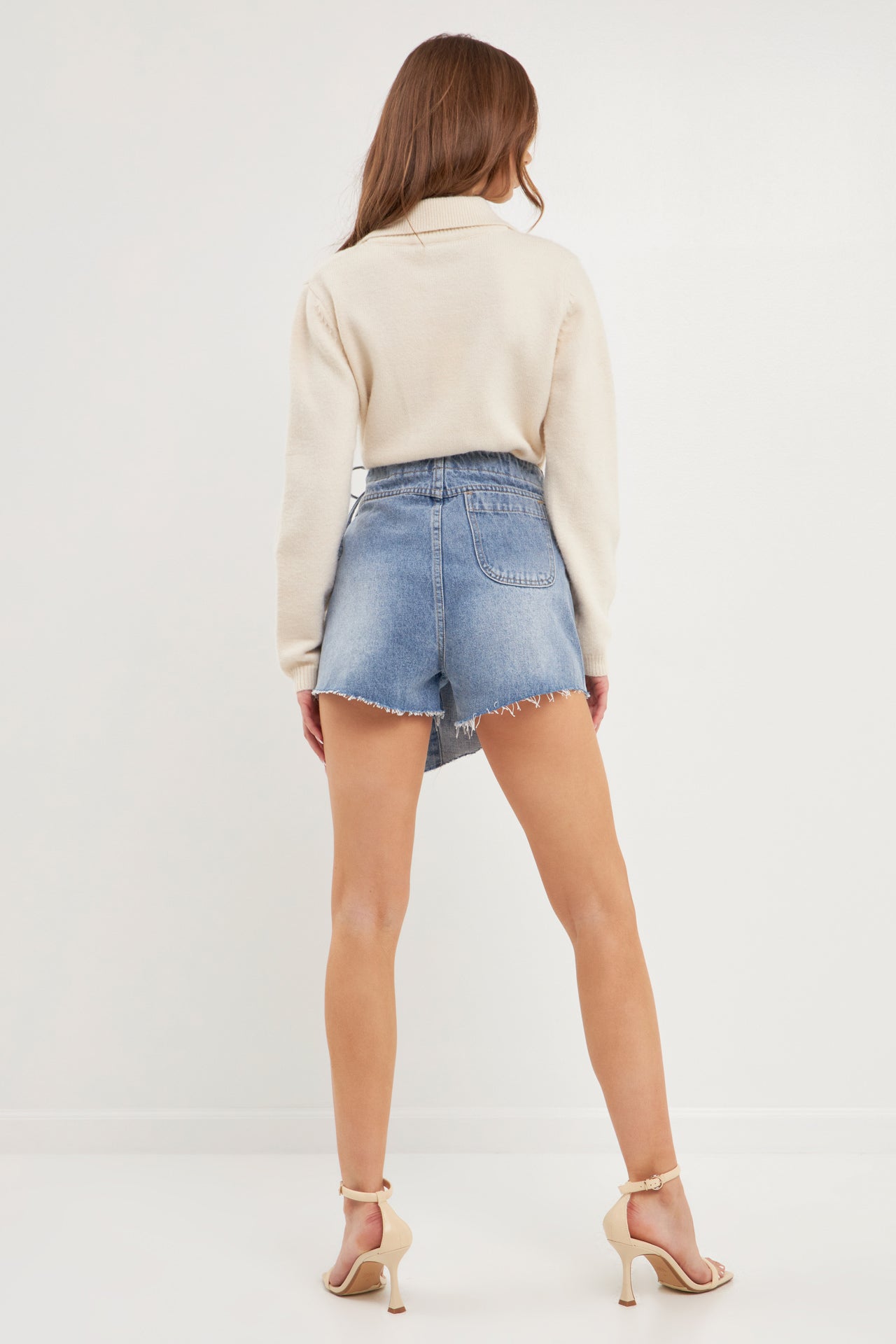 Wrapped High Waist Skort