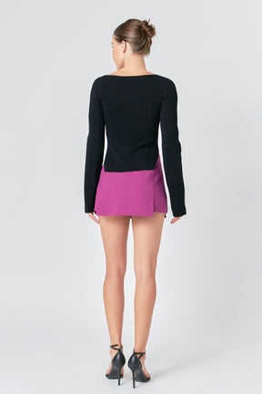 ENDLESS ROSE - High-Waisted Skort - SKORTS available at Objectrare