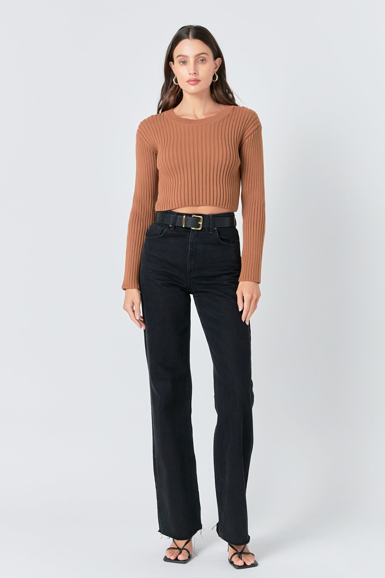 English factory turtleneck ribbed sweater best sale