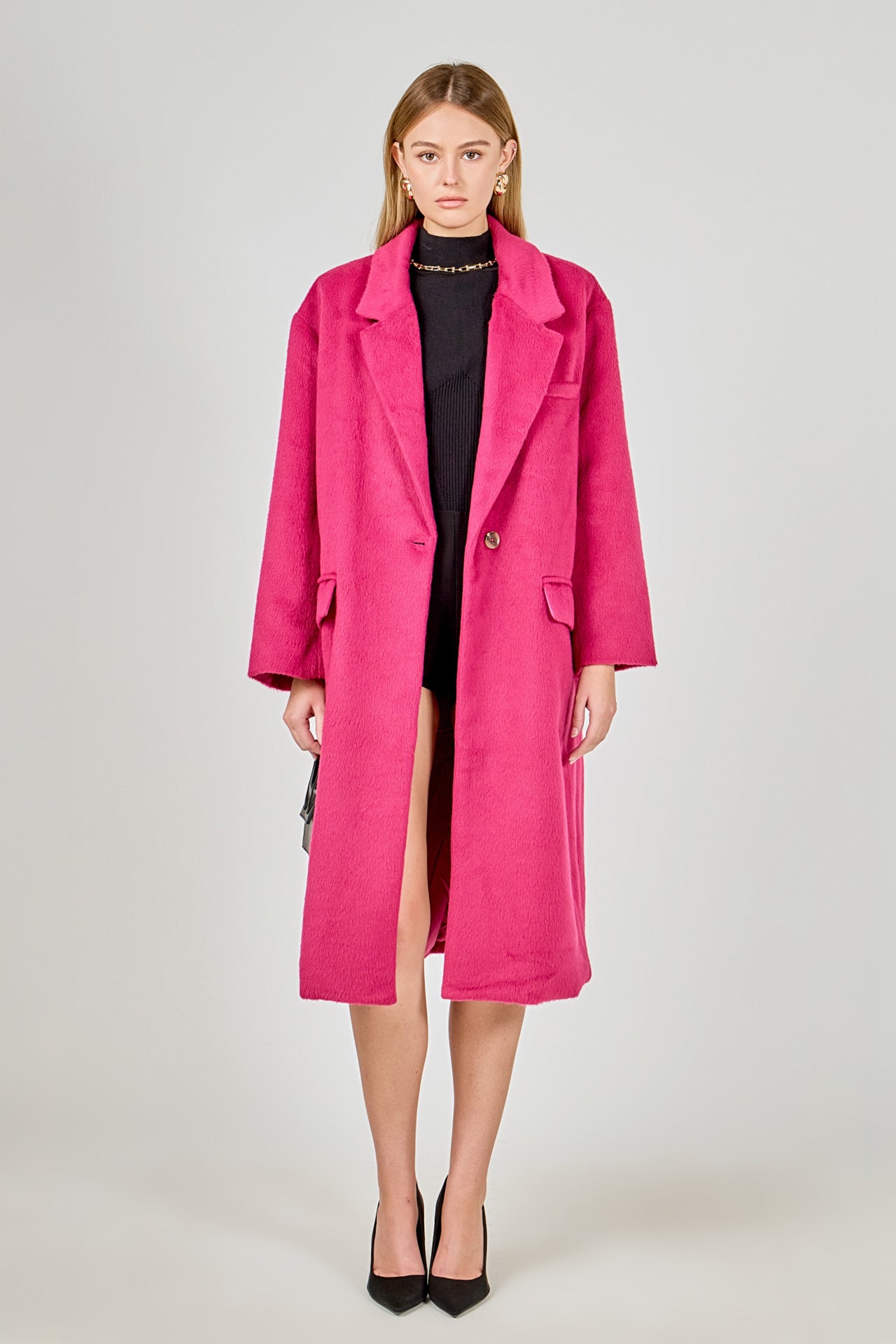 ENDLESS ROSE - Single Button Coat - COATS available at Objectrare