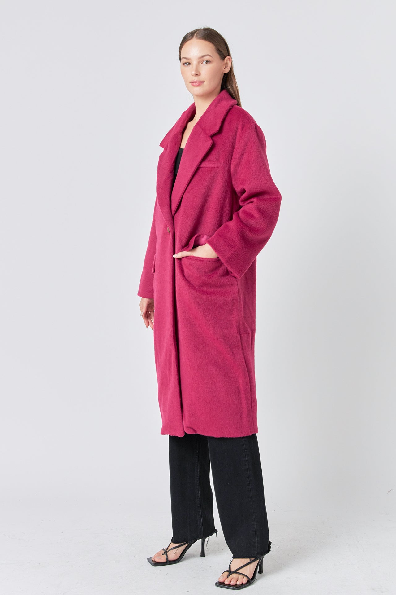 ENDLESS ROSE - Endless Rose - Single Button Coat - COATS available at Objectrare