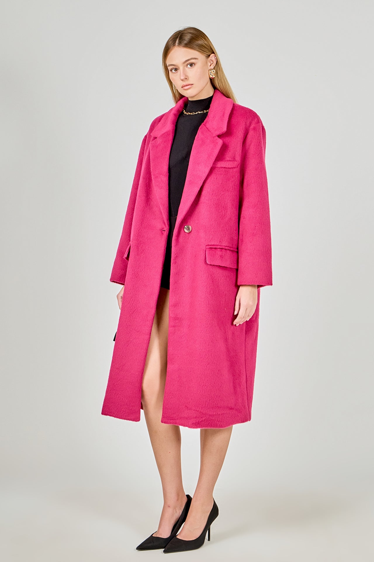 ENDLESS ROSE - Single Button Coat - COATS available at Objectrare