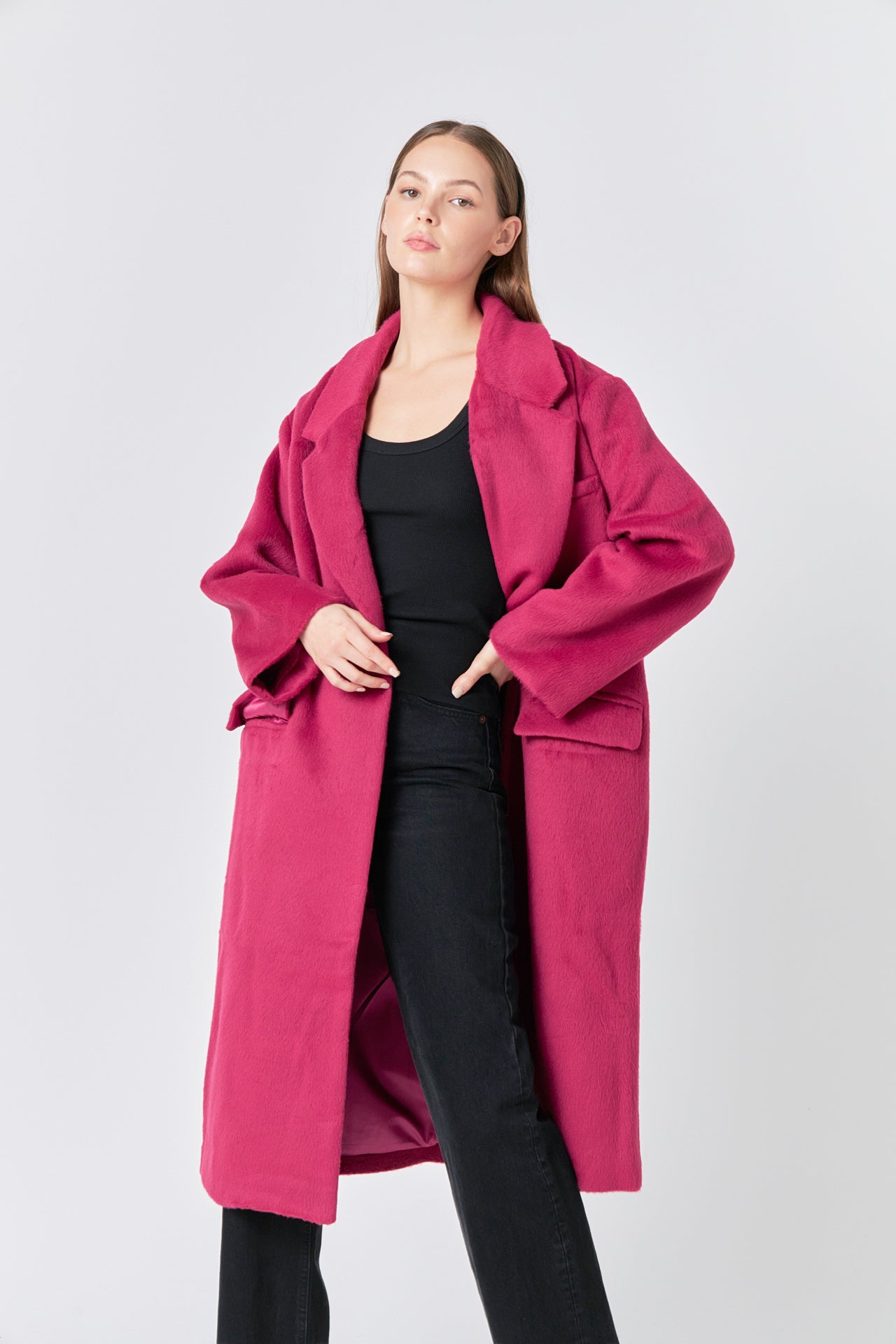 ENDLESS ROSE - Endless Rose - Single Button Coat - COATS available at Objectrare