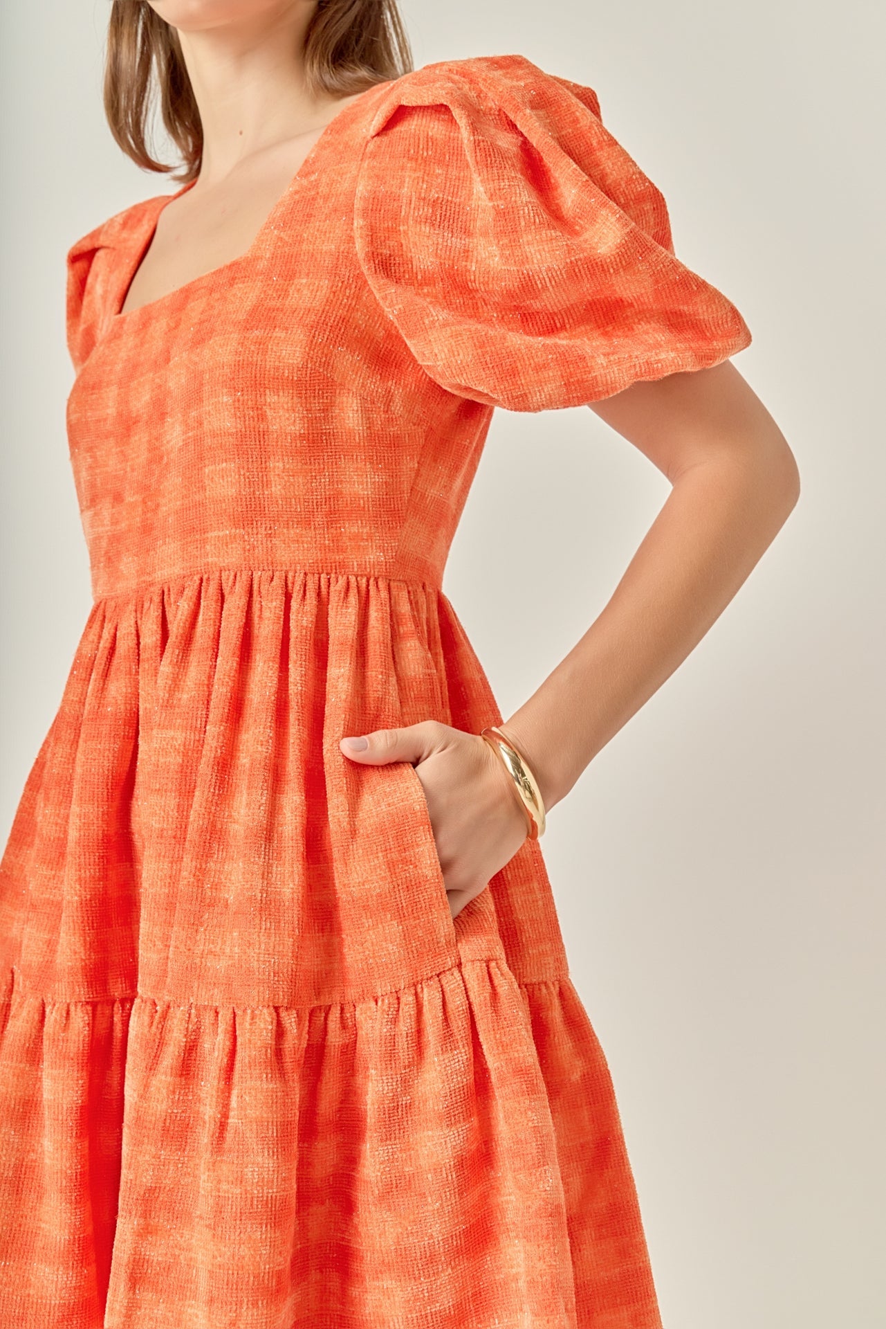 ENGLISH FACTORY - Tweed Babydoll Dress - DRESSES available at Objectrare