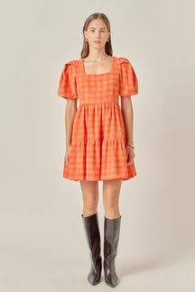 ENGLISH FACTORY - Tweed Babydoll Dress - DRESSES available at Objectrare