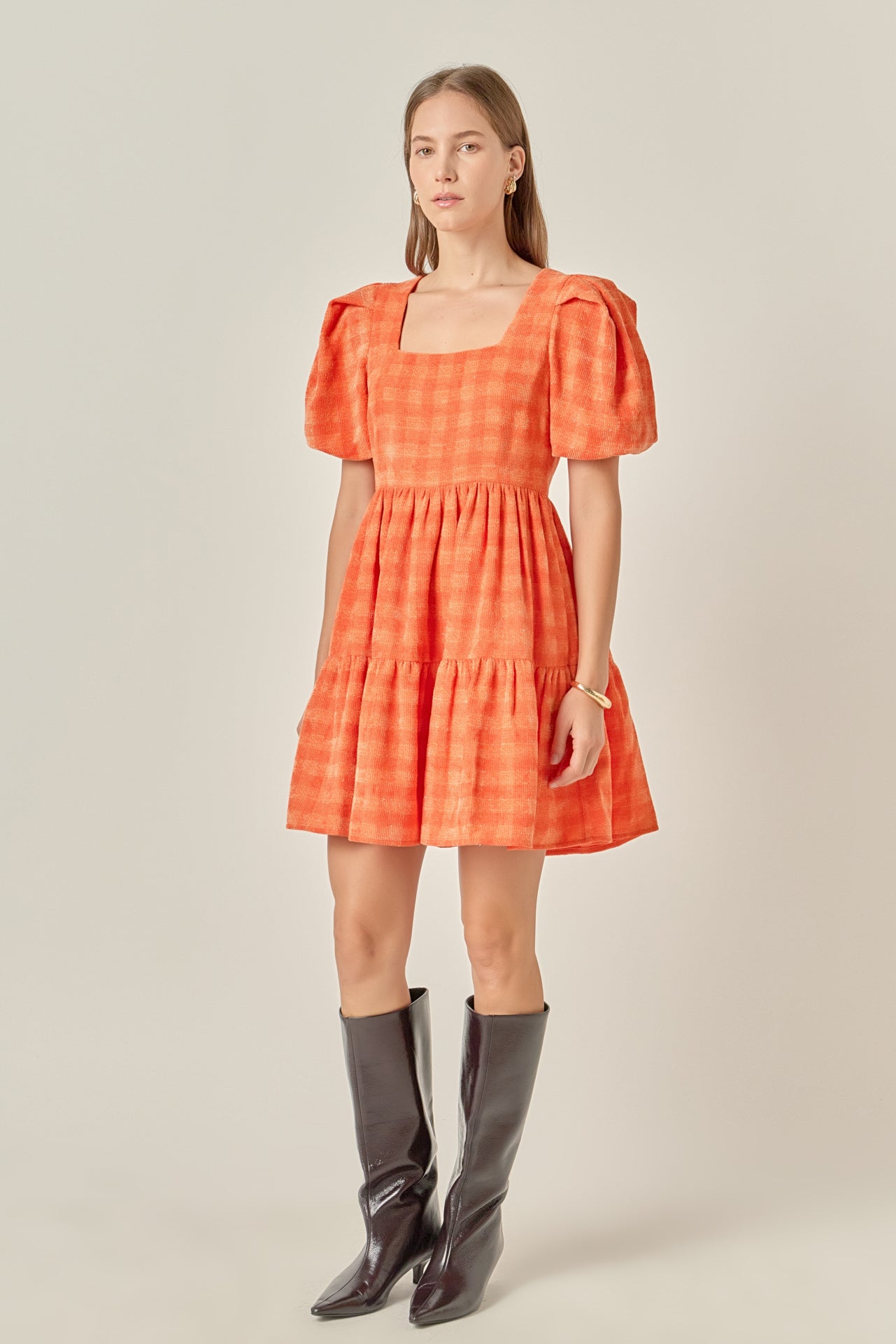 ENGLISH FACTORY - Tweed Babydoll Dress - DRESSES available at Objectrare