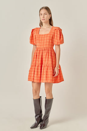 ENGLISH FACTORY - Tweed Babydoll Dress - DRESSES available at Objectrare