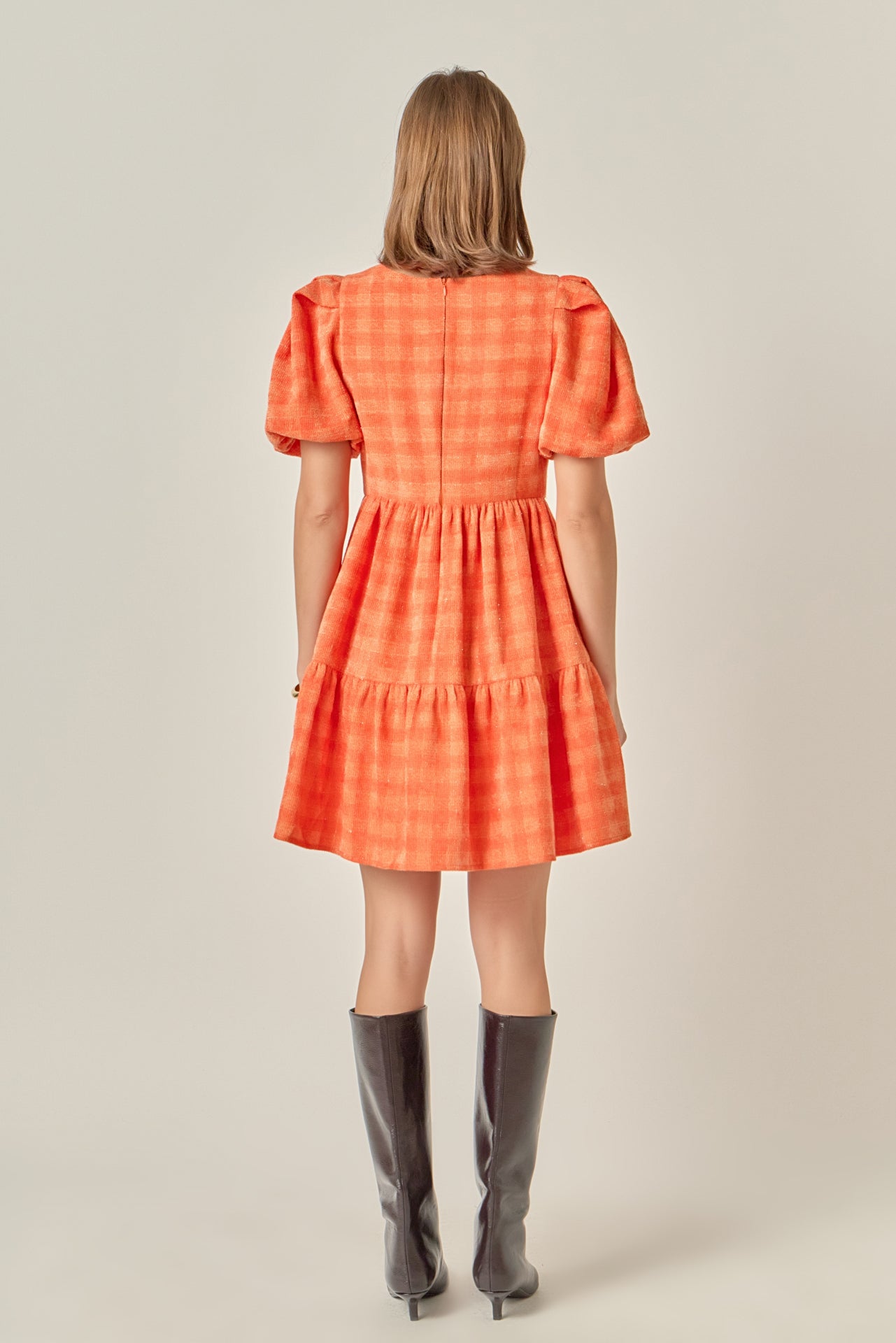 ENGLISH FACTORY - Tweed Babydoll Dress - DRESSES available at Objectrare